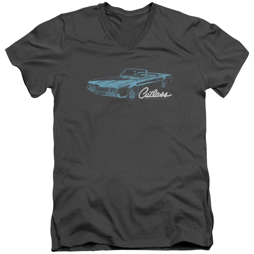 68 Cutlass Adult V-Neck Slim Fit T-shirt