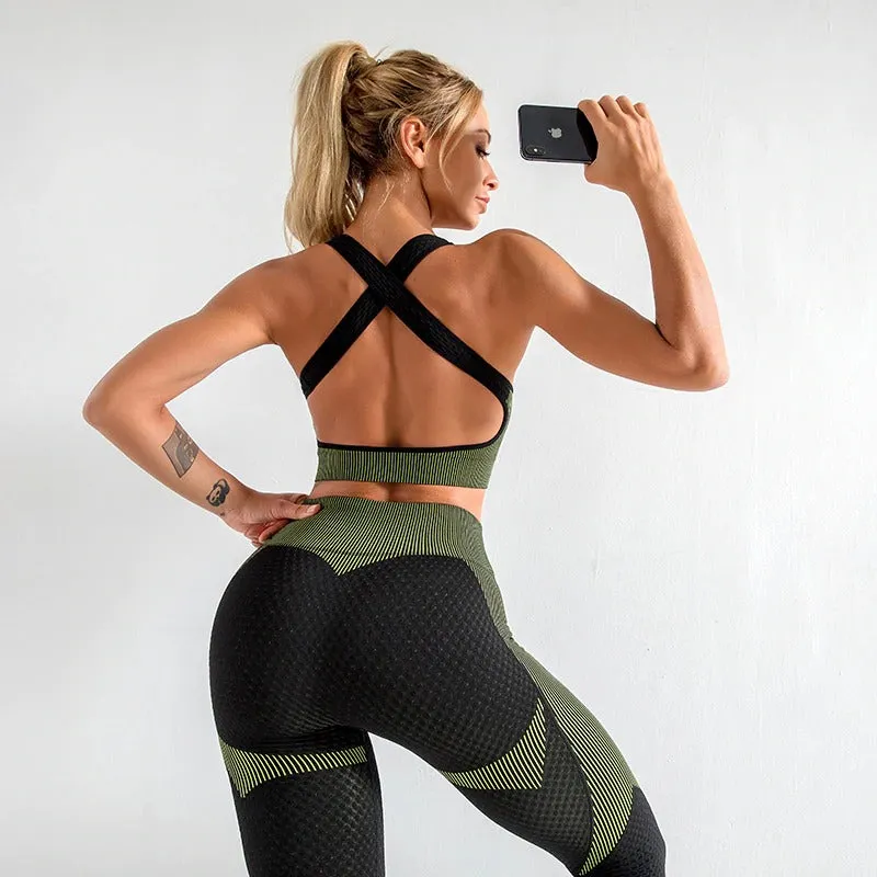 Ajax Yoga Sports Bra and Legging Set