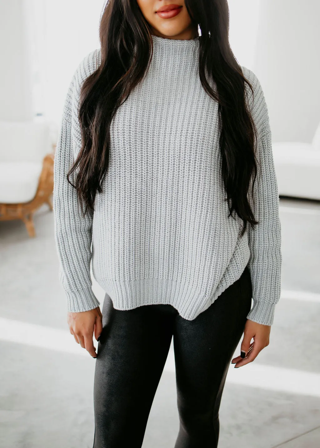 Amherst Funnel Neck Sweater by Lily and Lottie