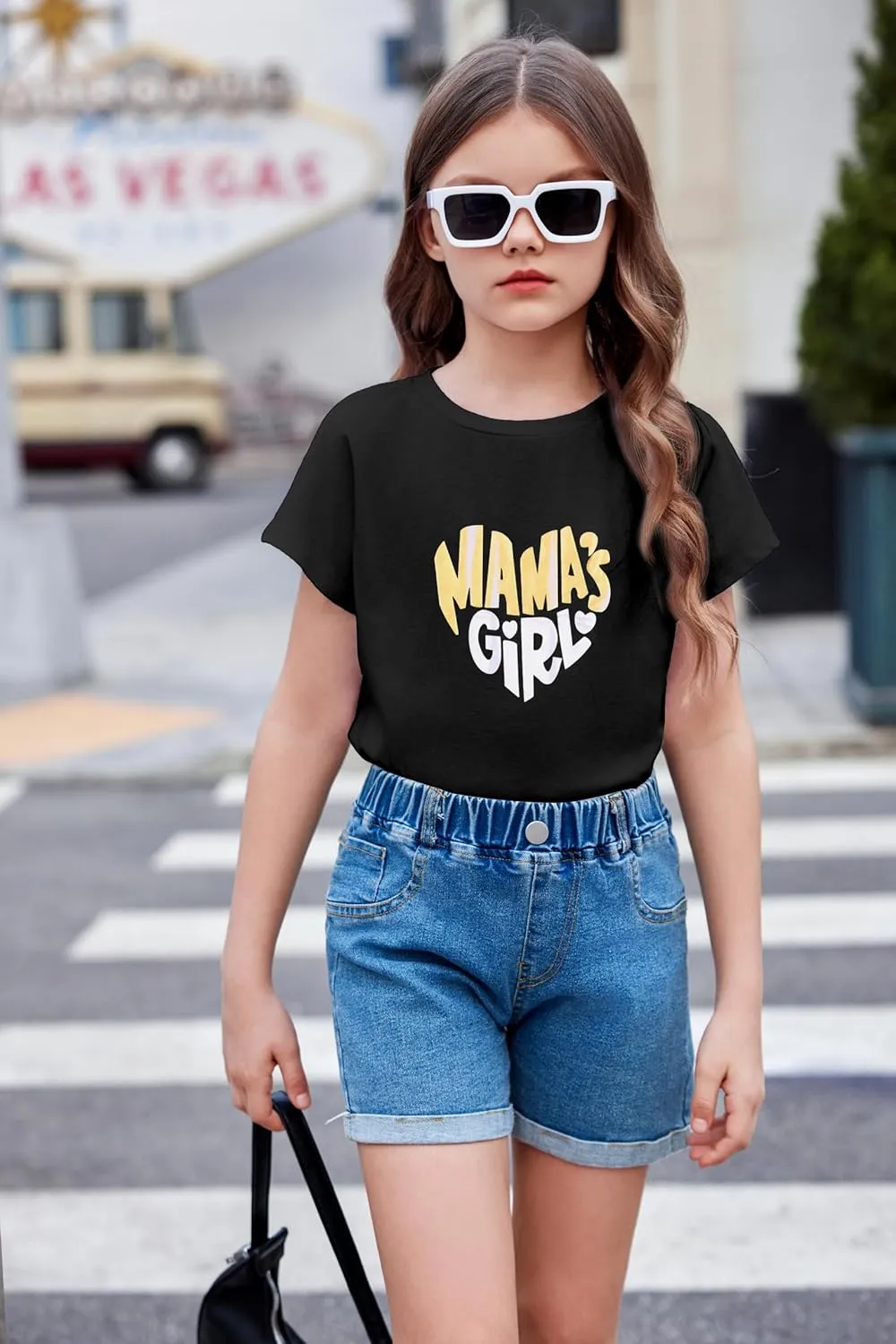 Arshiner Girls Shirt Crop Tops Short Sleeve Drop Shoulder Batwing Sleeve Tee