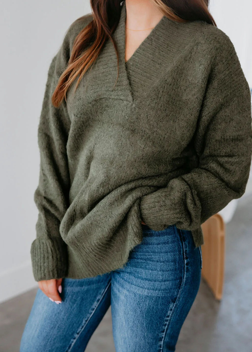 Aster Slouchy Knit Sweater