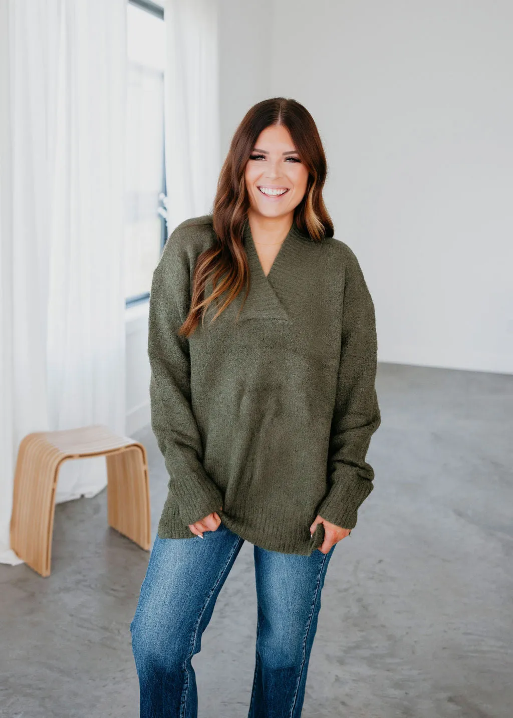 Aster Slouchy Knit Sweater