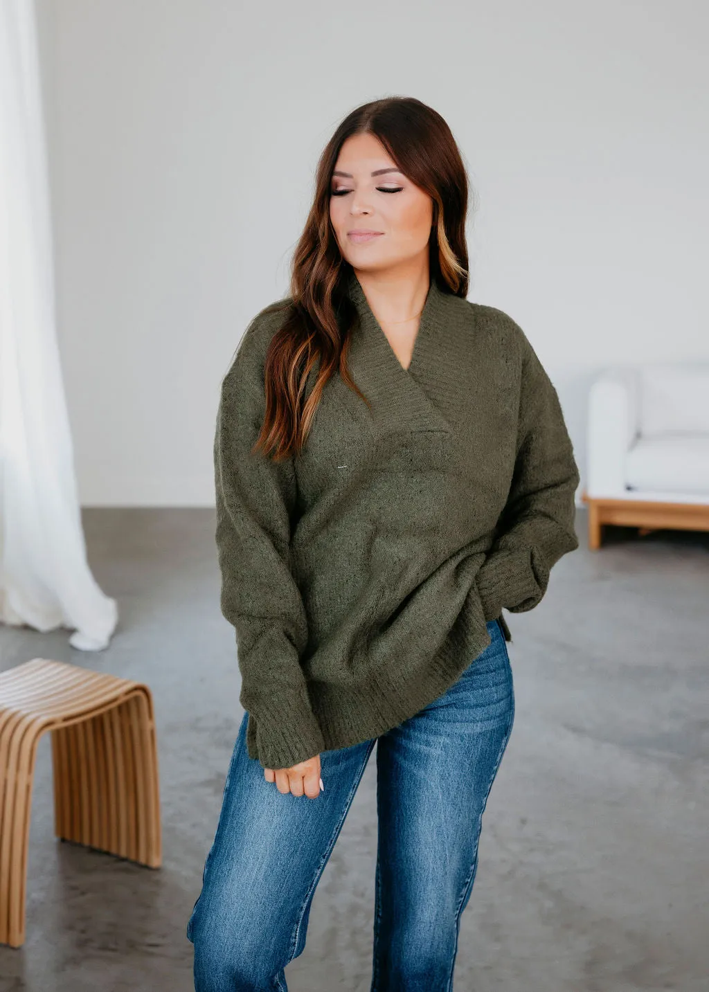 Aster Slouchy Knit Sweater