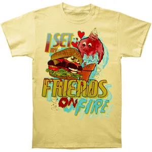 Burger Cream Slim Fit T-shirt