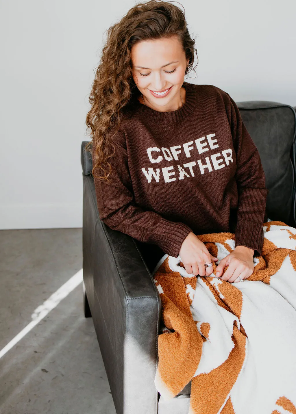 Coffee Weather Knit Sweater