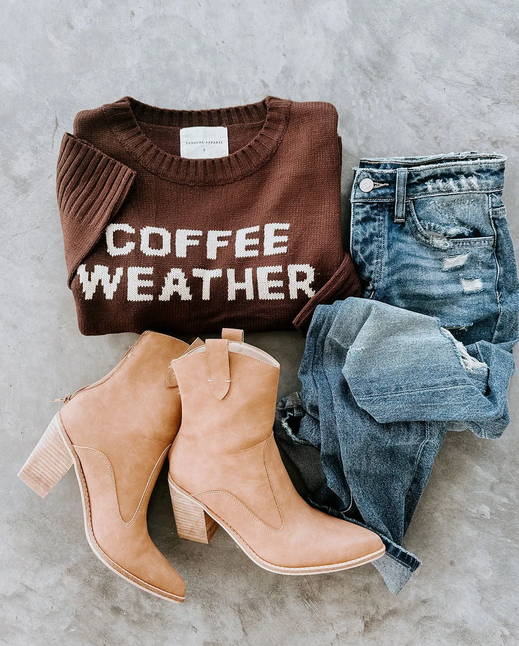 Coffee Weather Knit Sweater