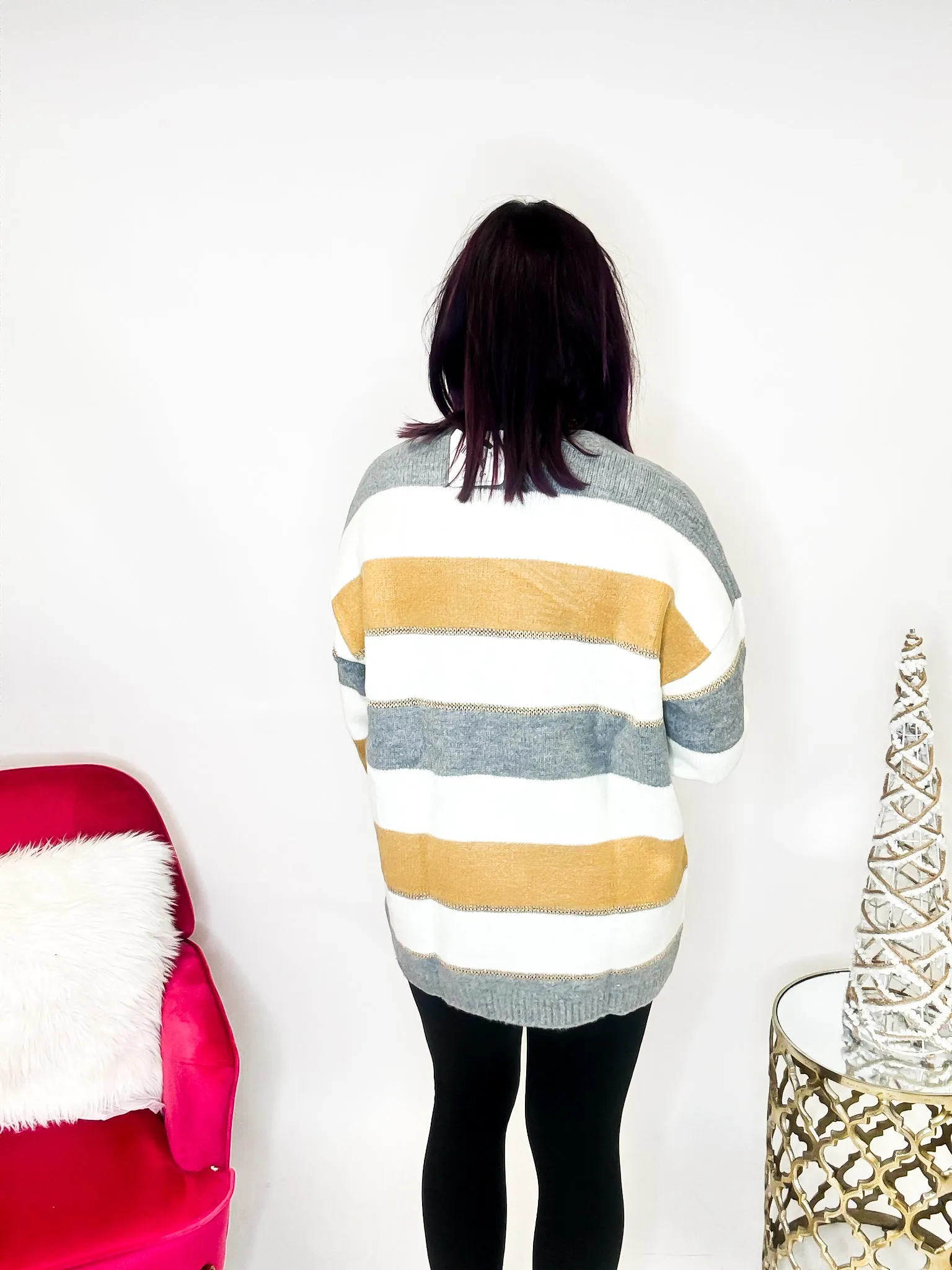 Color Blend Cardigan - Reg/Curvy - FINAL SALE