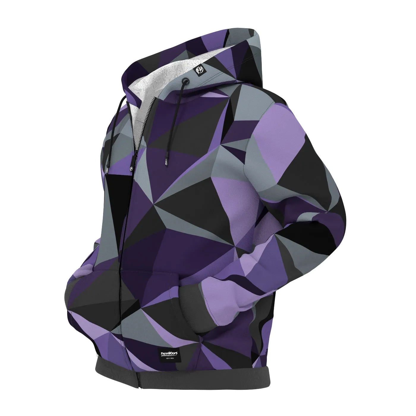 Cubes Space Zip Up Hoodie