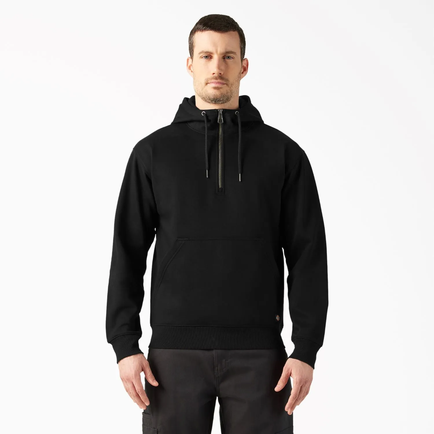 Dickies Men's Durable Water Repellent Quarter Zip Hoodie