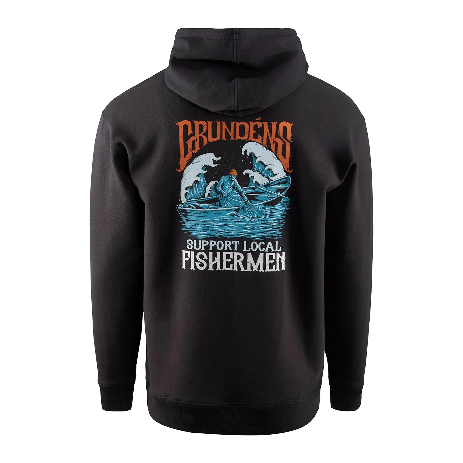 Displacement DWR Hoodie Support Local Fishermen