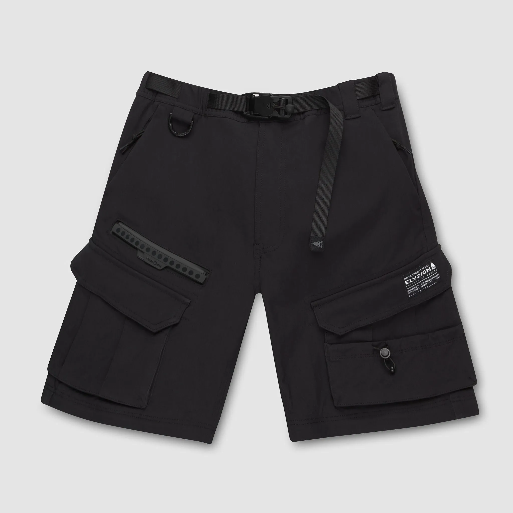 Elyzion "Cauvery" Convertible Cargo Pants - Black