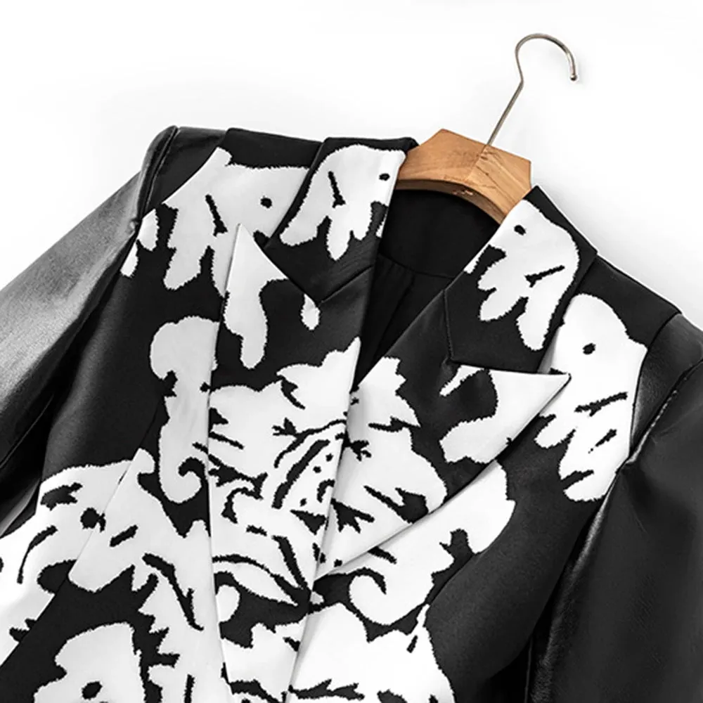 EM Printing Blazer for Women