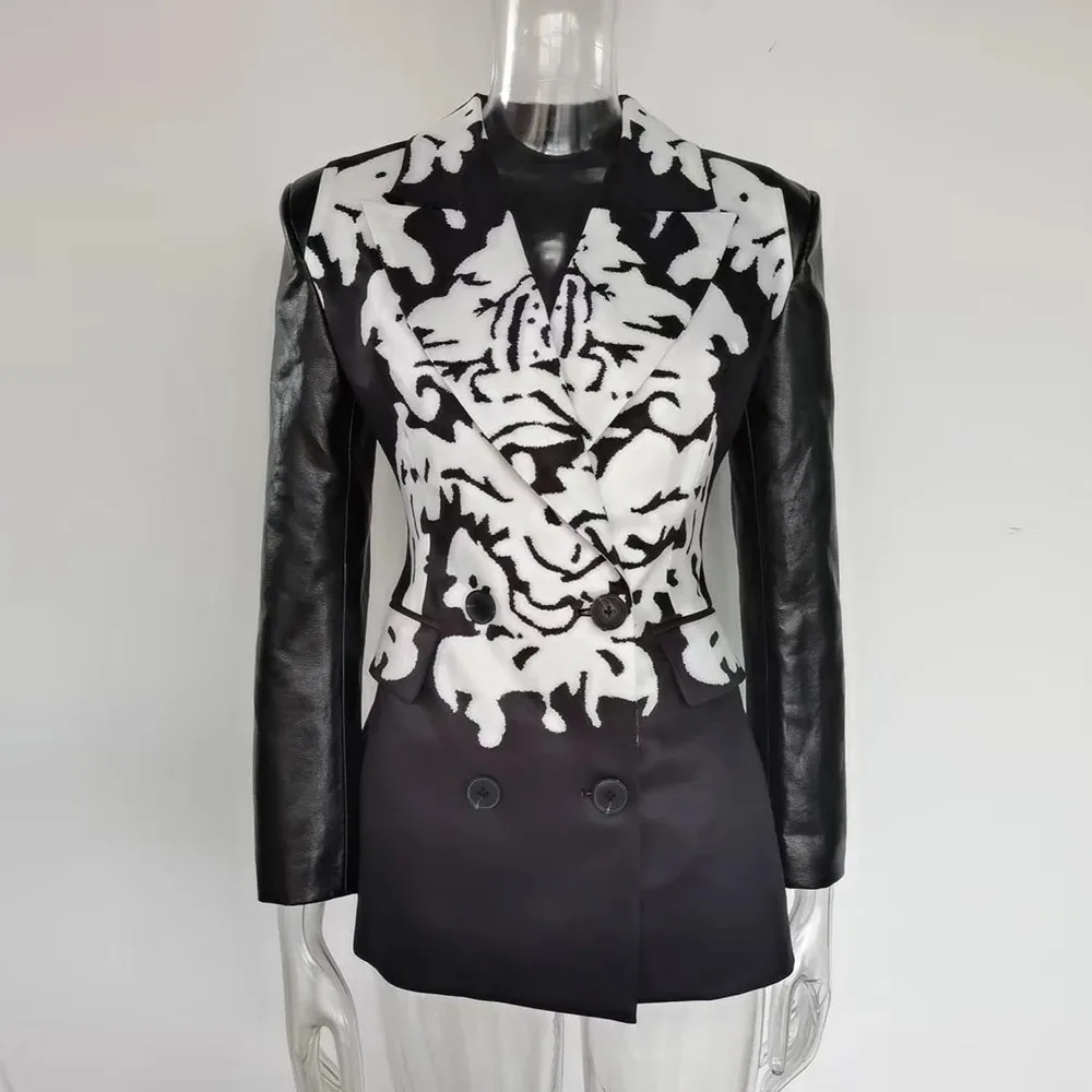 EM Printing Blazer for Women