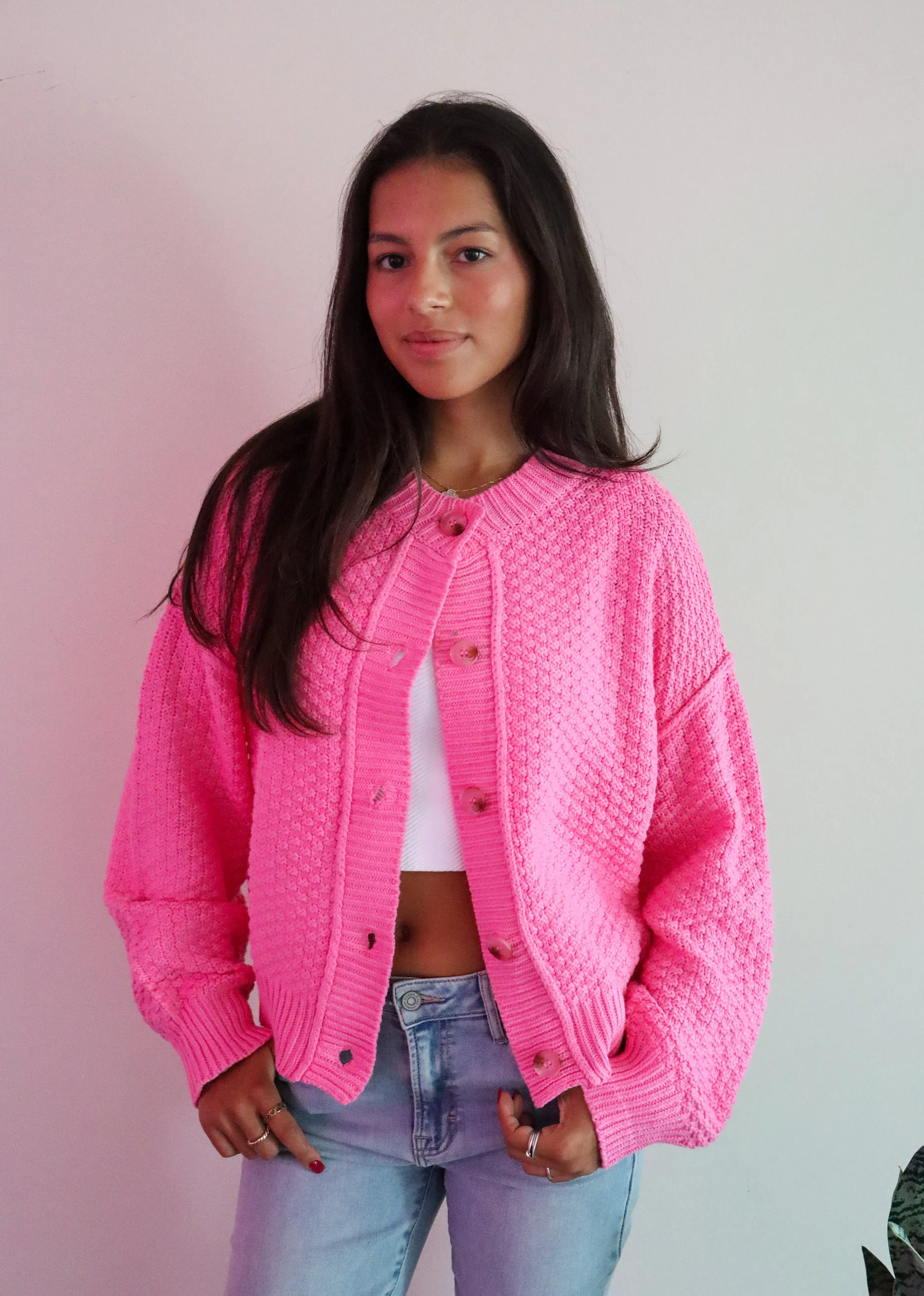 Fall Nights Cardigan ★ Bubblegum