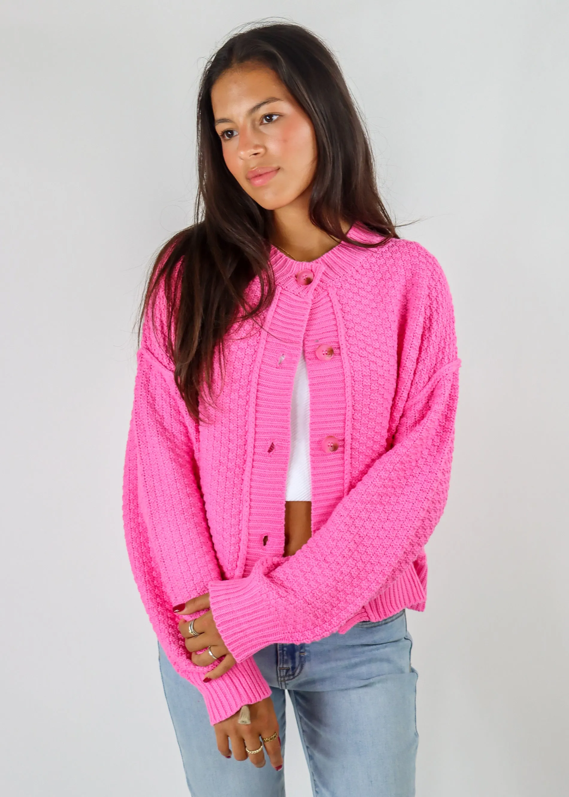 Fall Nights Cardigan ★ Bubblegum