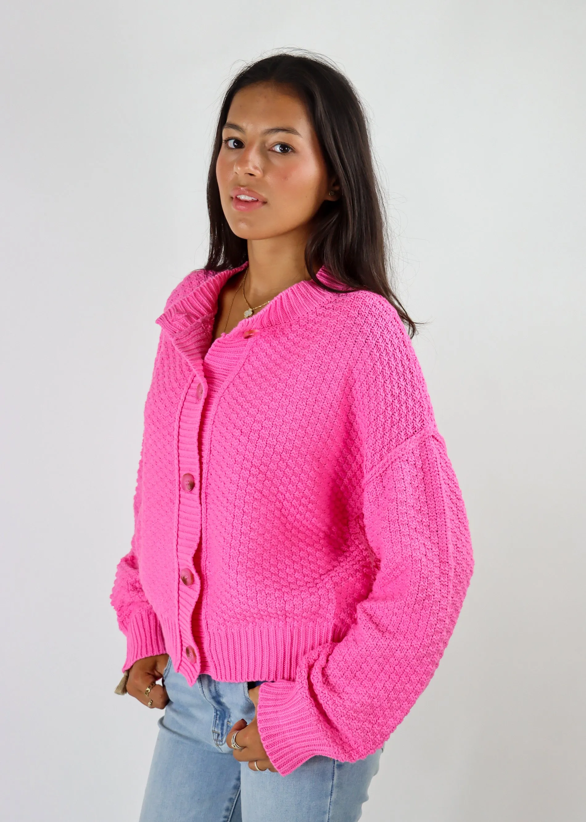 Fall Nights Cardigan ★ Bubblegum