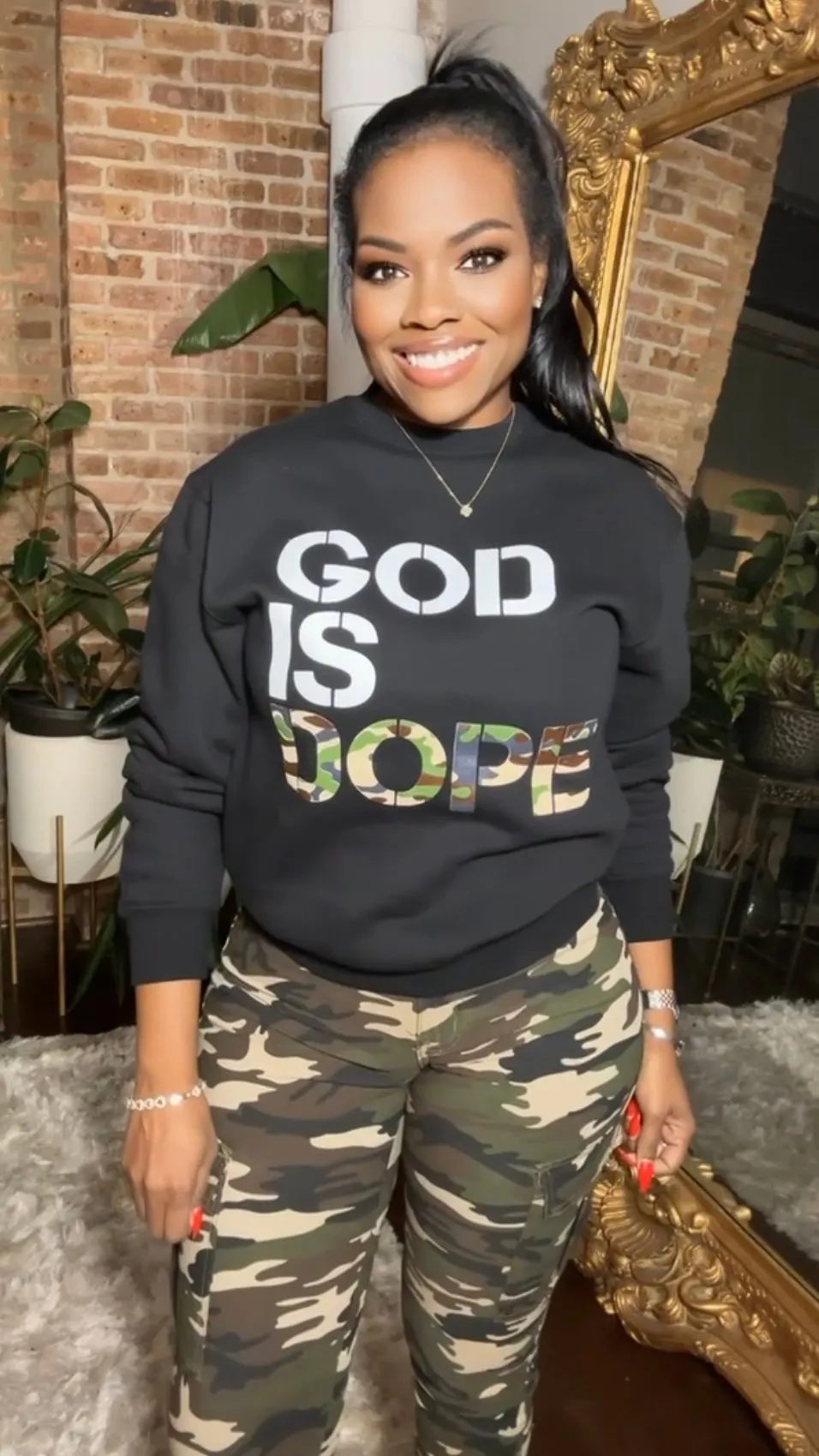 GOD Is Dope Sweatshirt - Black