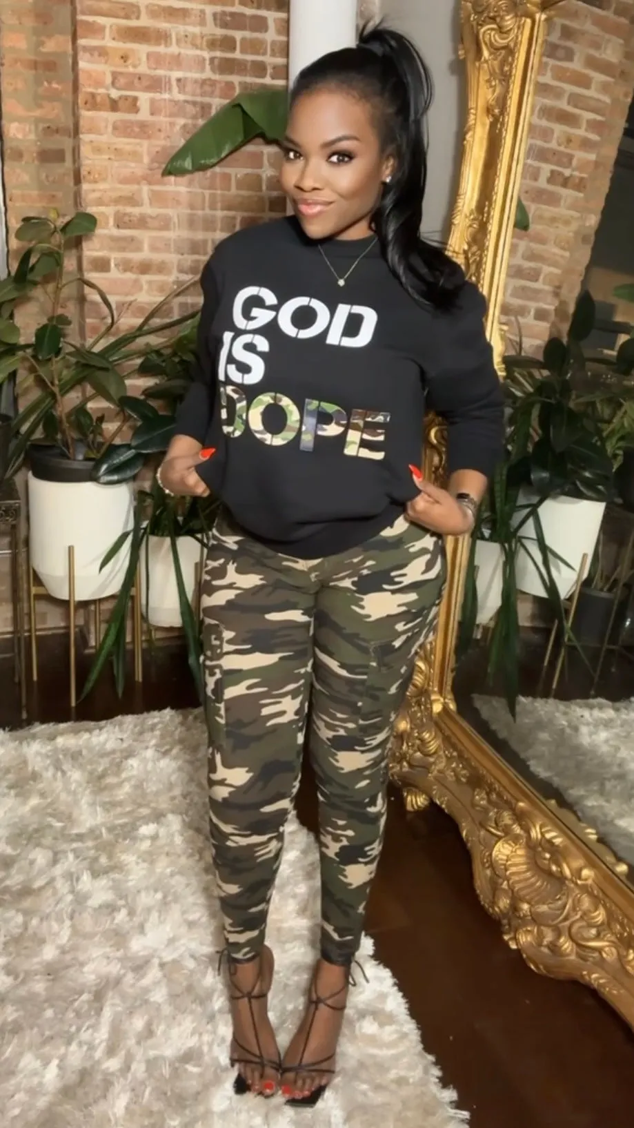 GOD Is Dope Sweatshirt - Black