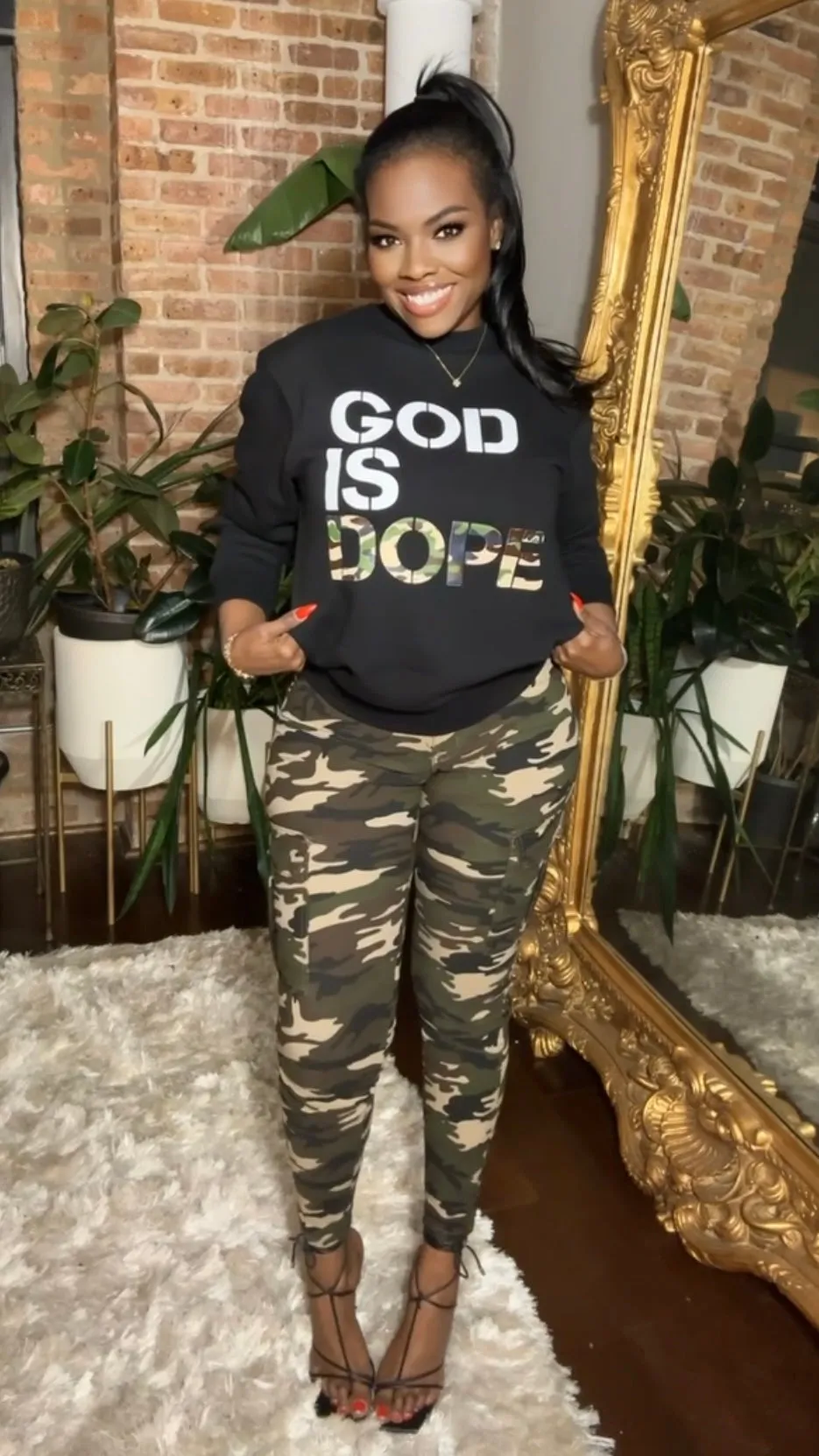 GOD Is Dope Sweatshirt - Black