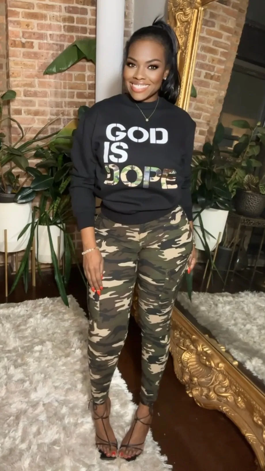 GOD Is Dope Sweatshirt - Black