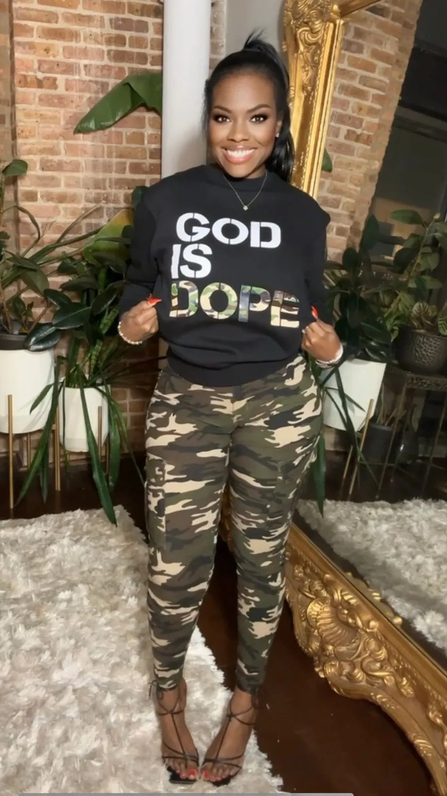 GOD Is Dope Sweatshirt - Black