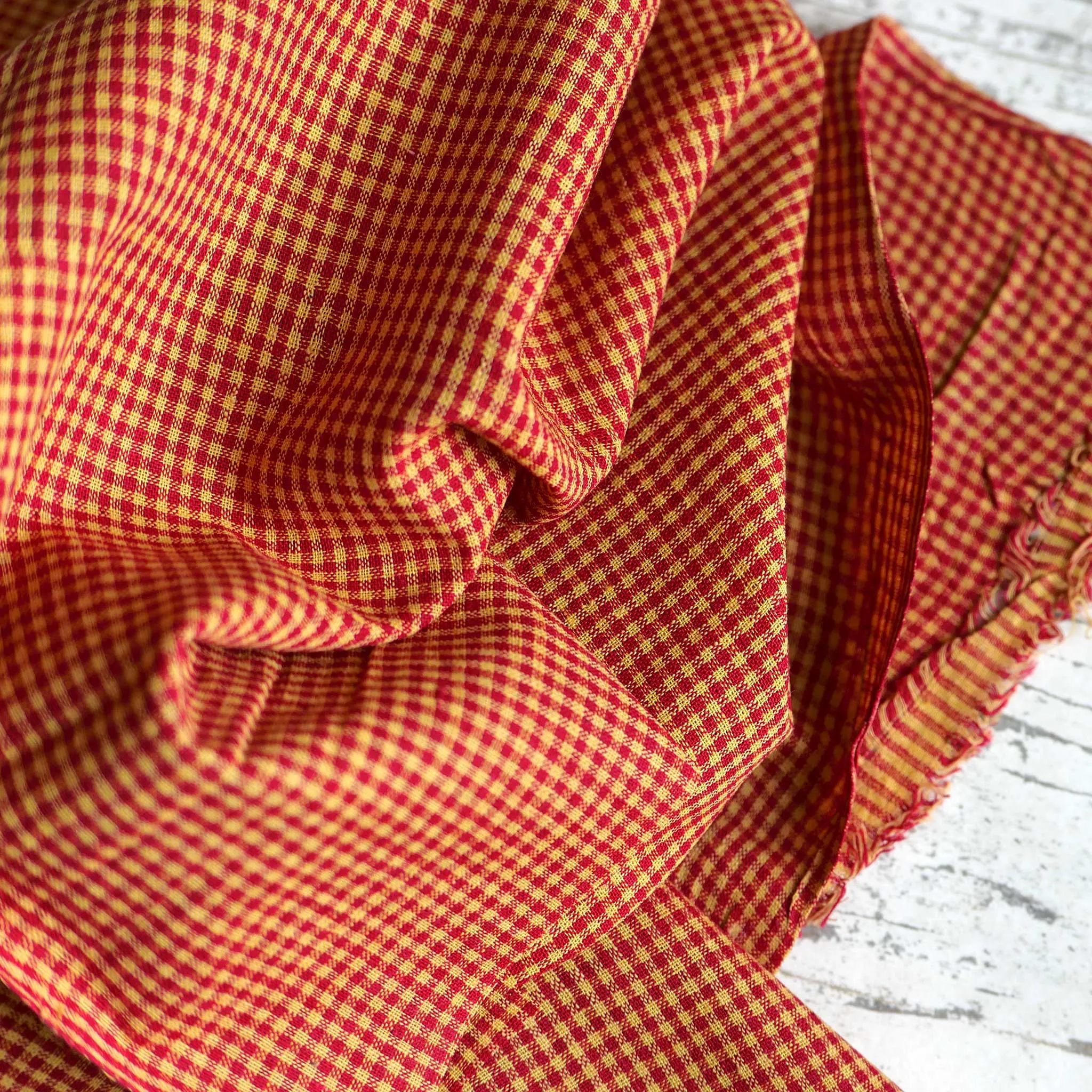 Handloomed Gingham Flare