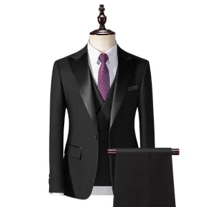 Men Suit - 3-Piece Tuxedo Suit