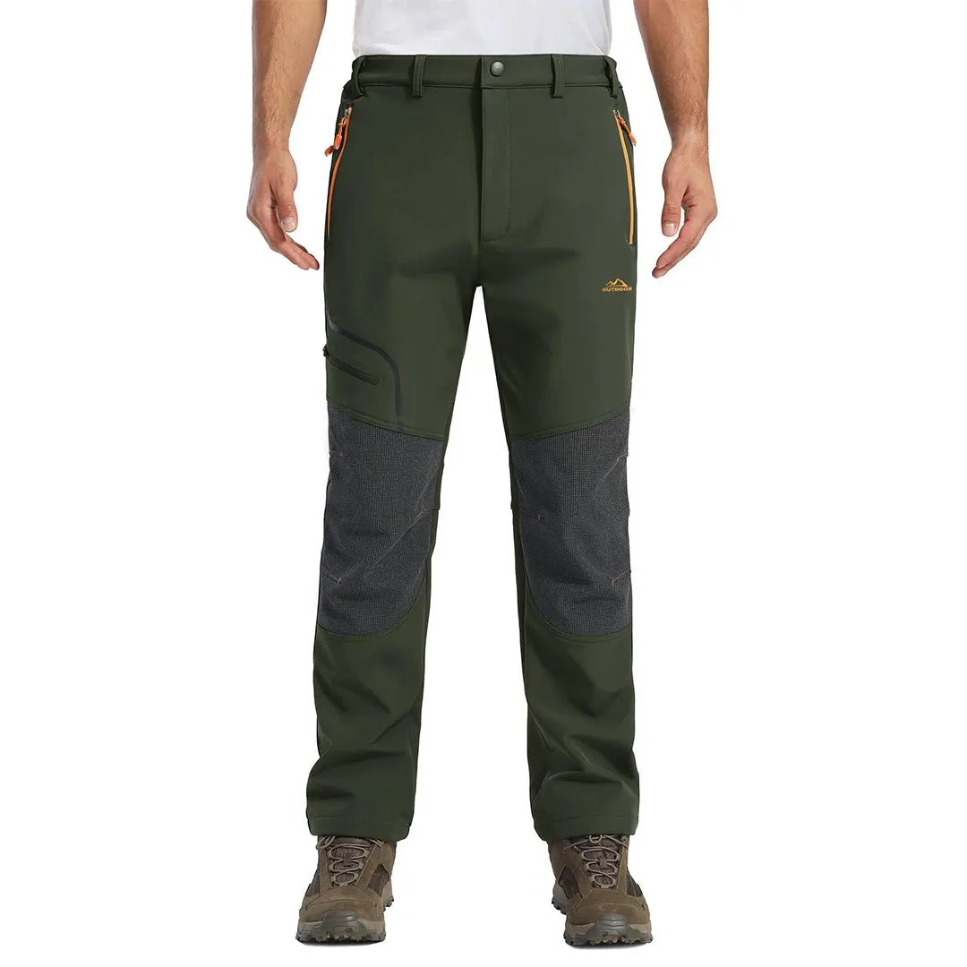 Men's Outdoor Water Repellent  Soft Shell Pants