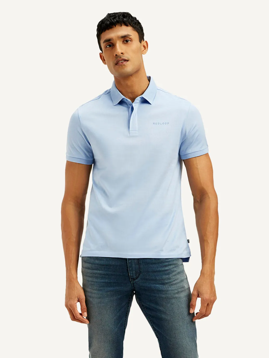 Men's Solid Ultra Soft Polo T-shirt