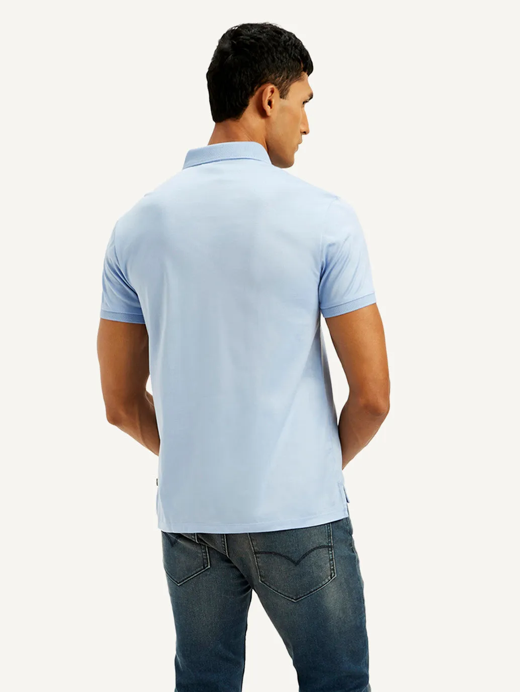 Men's Solid Ultra Soft Polo T-shirt