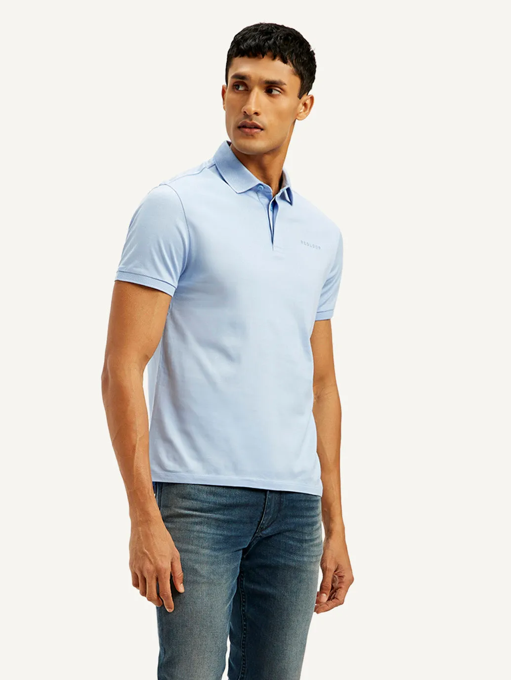 Men's Solid Ultra Soft Polo T-shirt