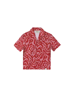 Mini Resort Shirt (Smoke Crimson)