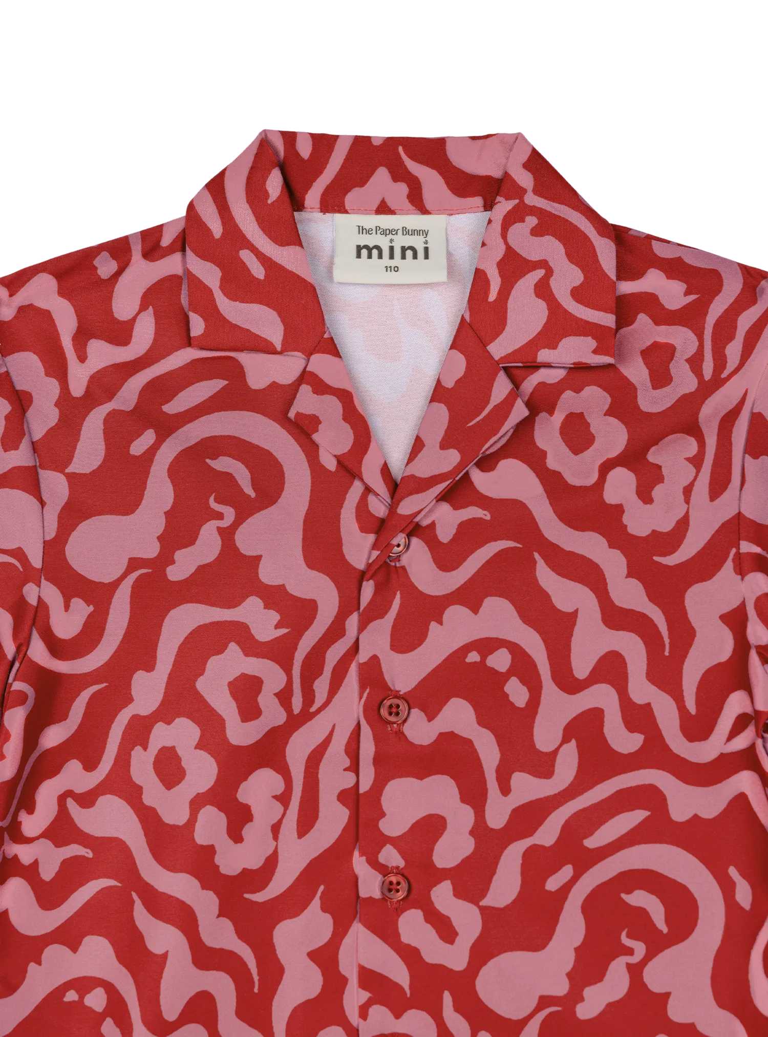 Mini Resort Shirt (Smoke Crimson)