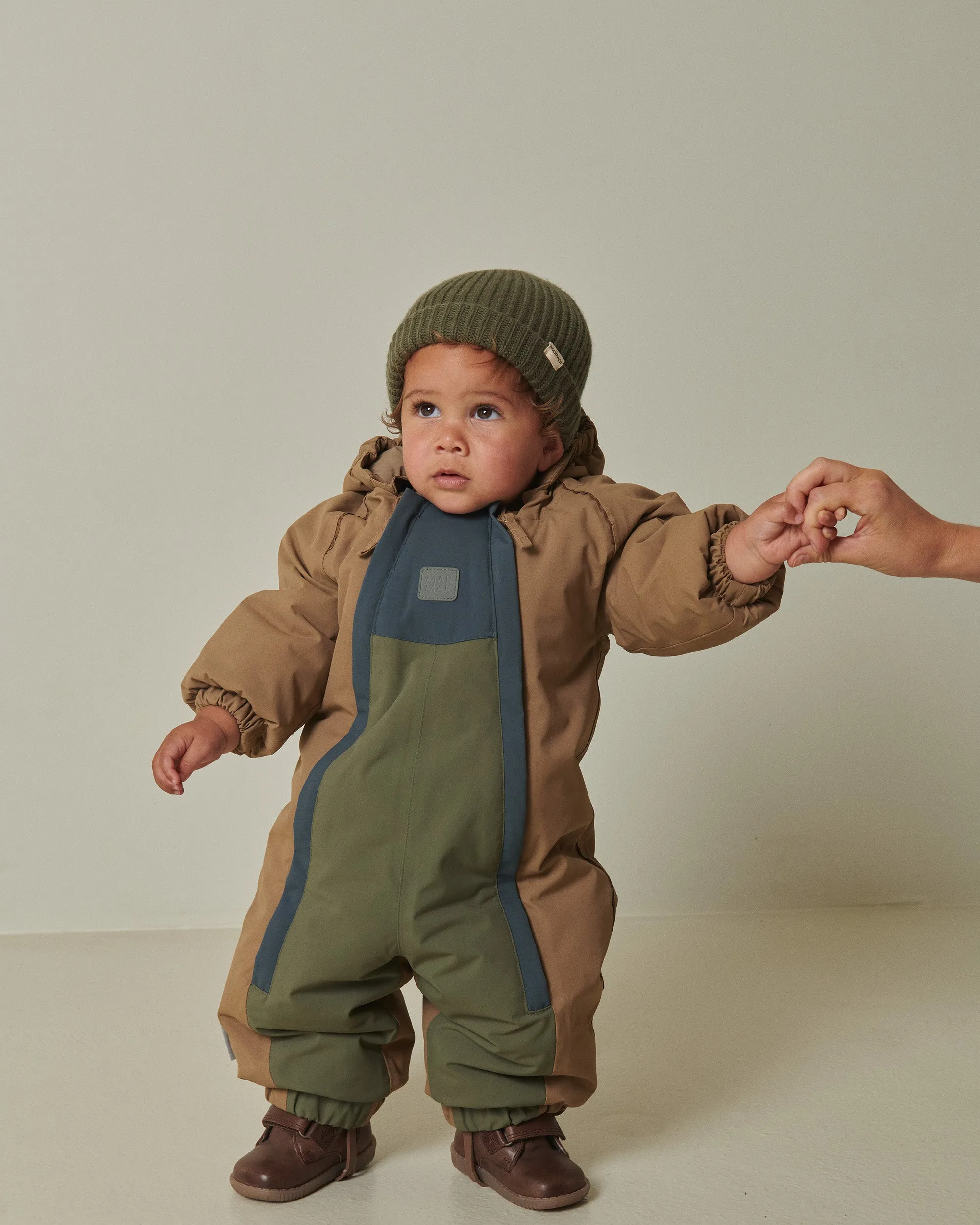 Oriel Suit, Snowsuit - Walnut Block