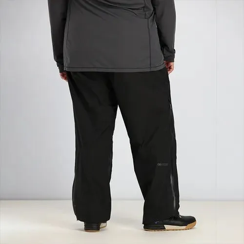 Outdoor Research Aspire 3L Women's Plus Size Rain Shell Pants Black 2X - 4X