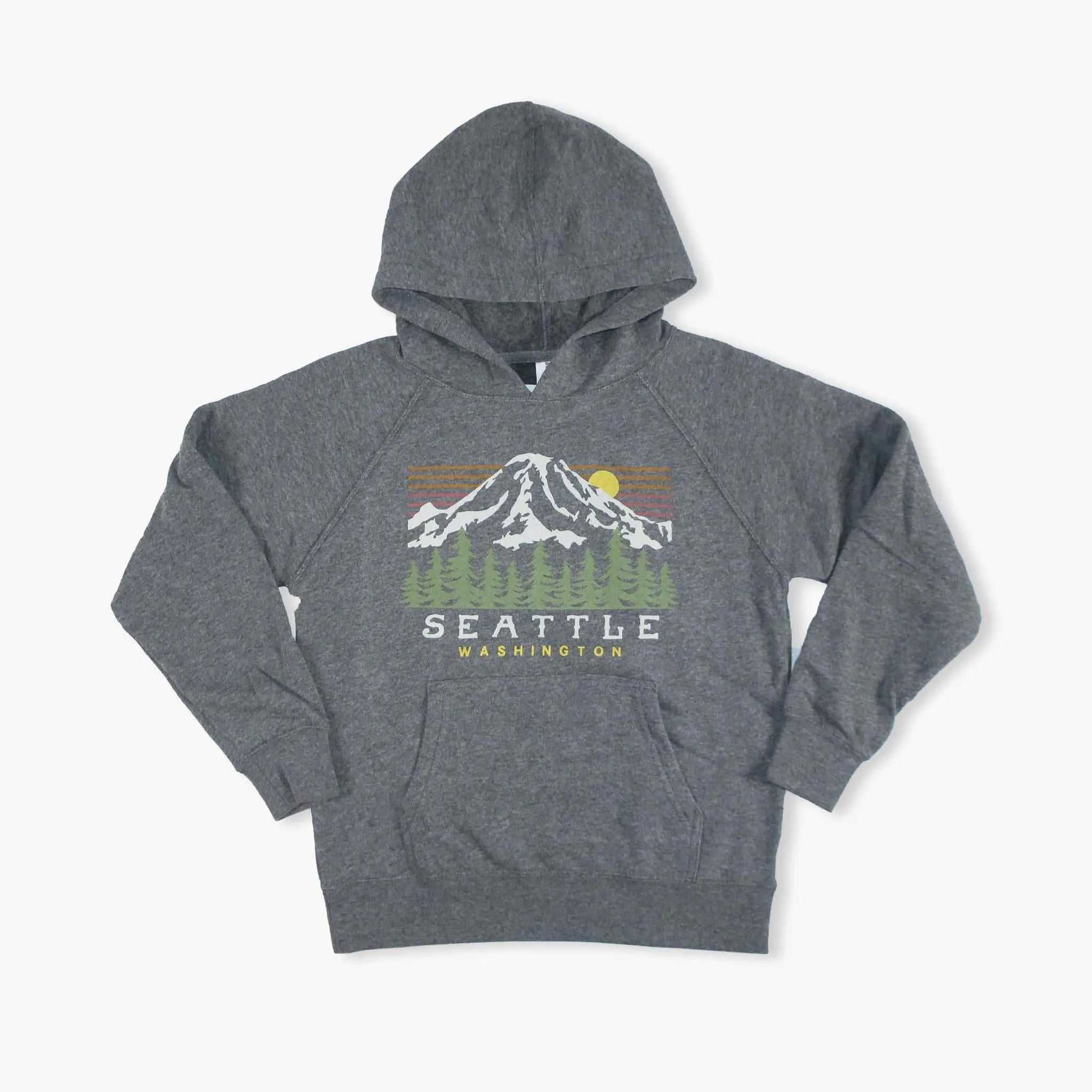 Pilgrimage Heather Grey Seattle Youth Hoodie