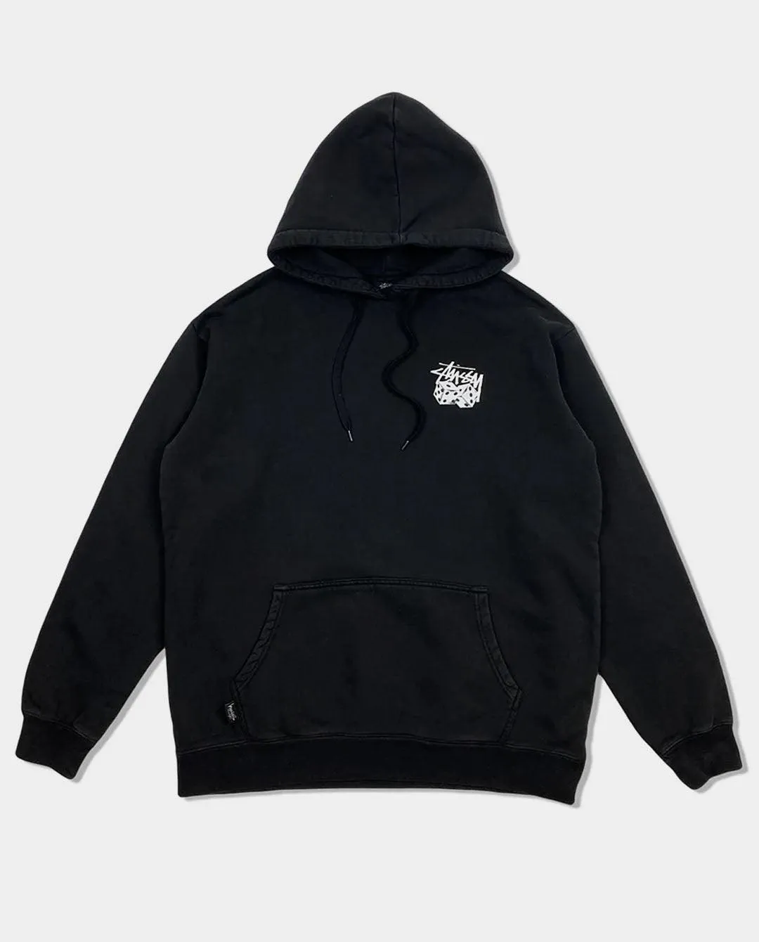 Stussy - Pair Of Dice Fleece Hood - Black