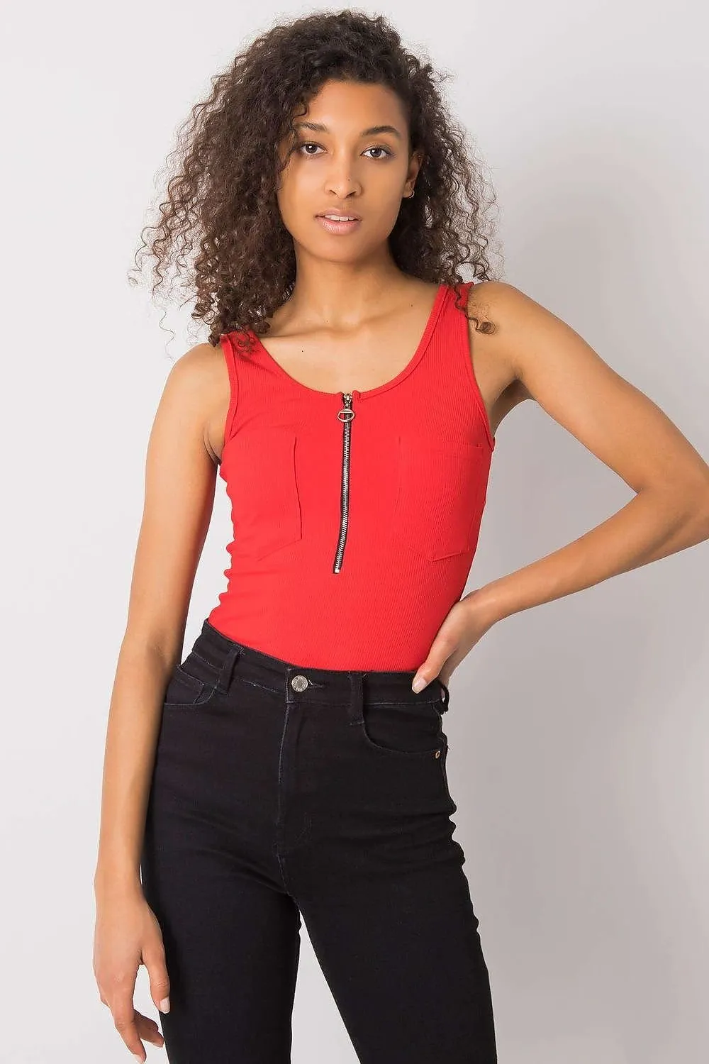 Sunny Zipper Pocket Tank