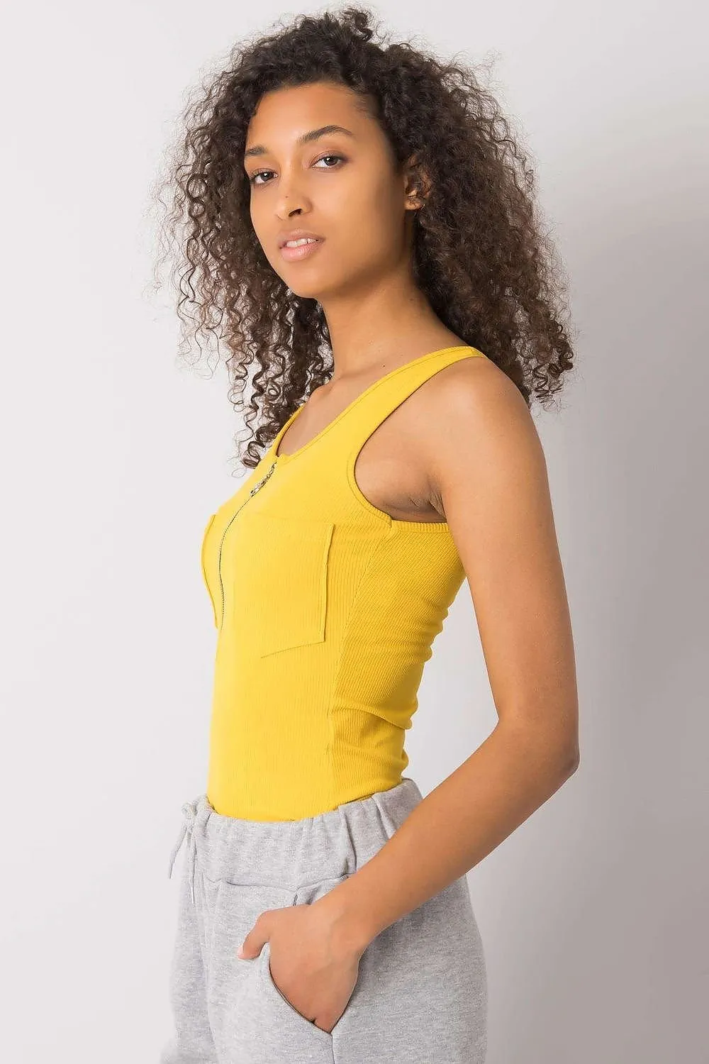 Sunny Zipper Pocket Tank