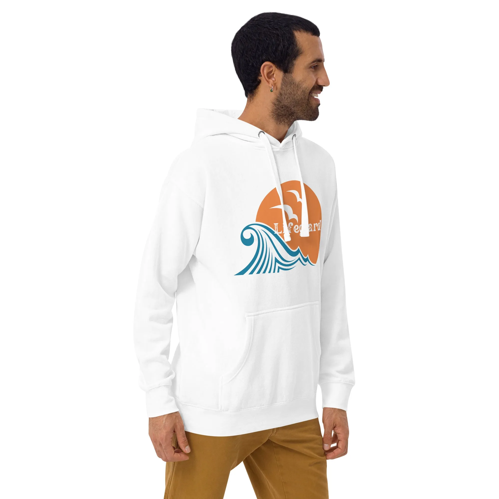 Unisex lifeguard graphic printed hoodies